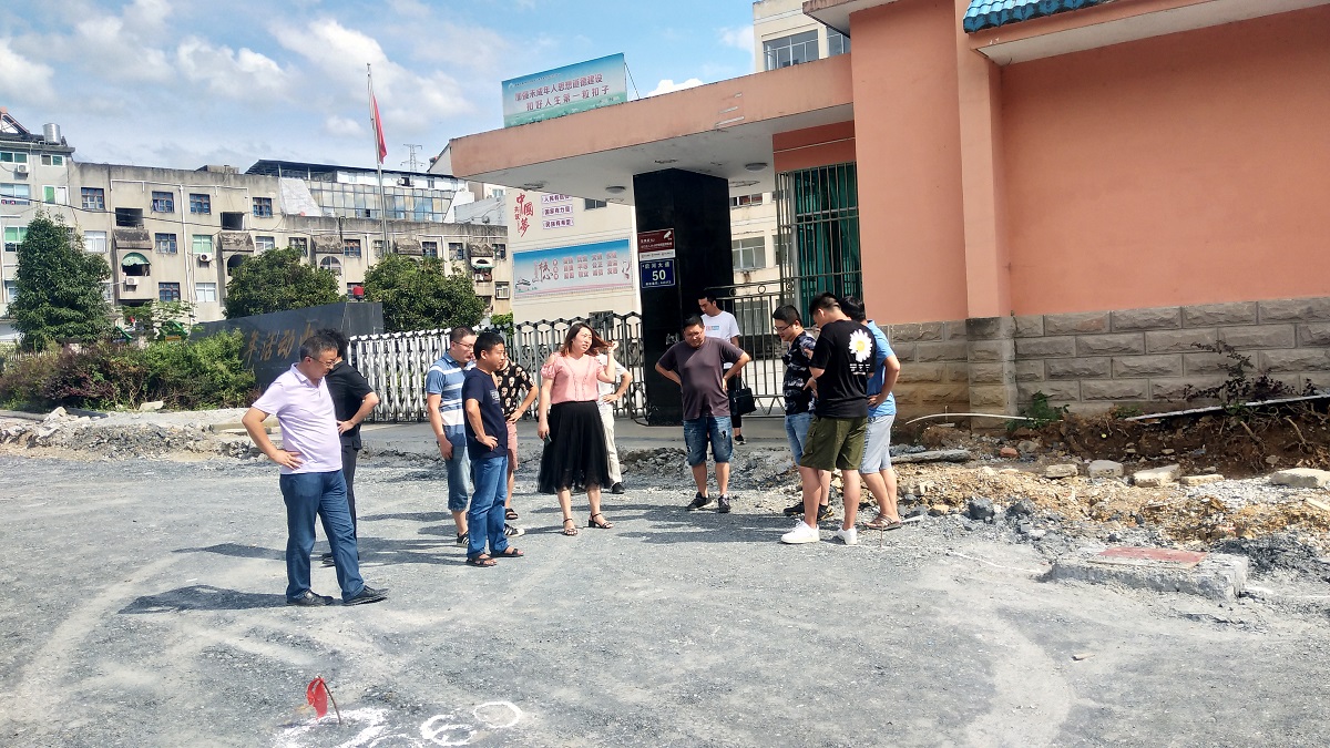 沿河段二期路基驗收現場